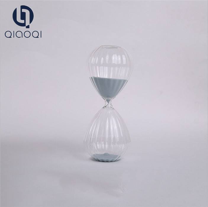 Transparent glass hourglass for home decoration direct selling