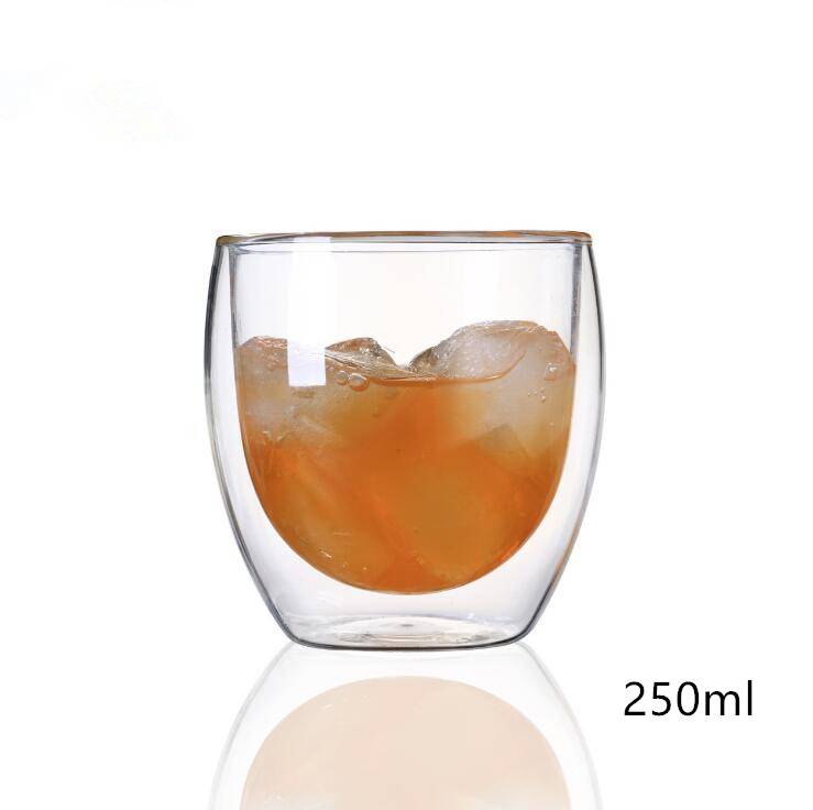 8oz Double Walled strong Glasses Thermo Tumbler