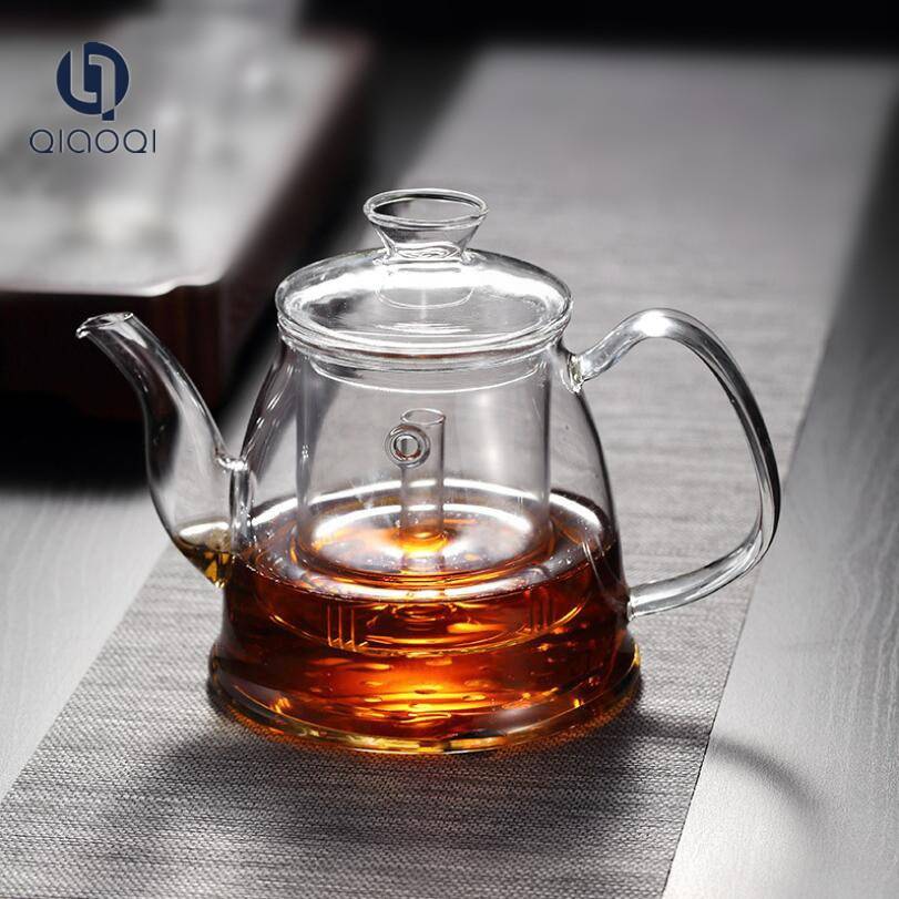 OEM Manufacturer Glass Travel Coffee Cup - QIAOQI 1200ml Glass Electric Porcelain Kettle – Qiaoqi