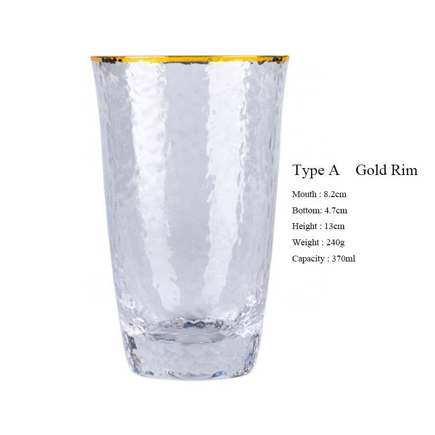 Wholesale With Gold Rim Wine Glass Cup For Wedding Glassware Set Champagne Glass