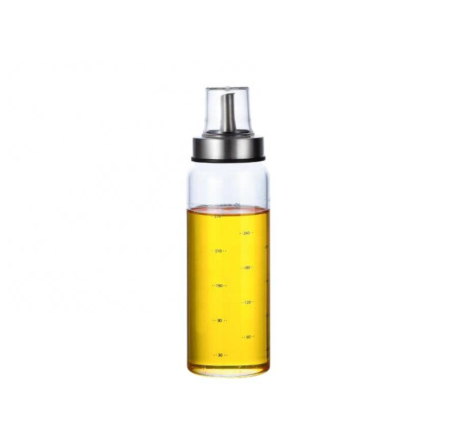 Hot sale cooking oil Olive kitchen Oil Glass Bottle with metal lid