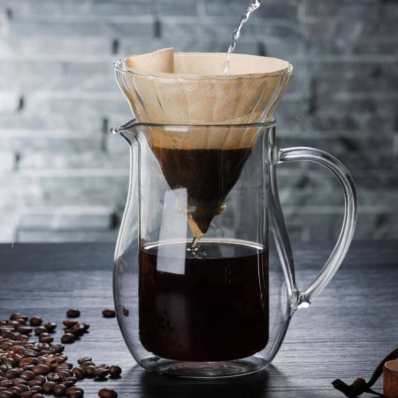 borosilicate coffee pot 400ml glass coffee