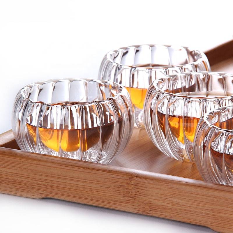 wholesale high borosilicate glass Heat resistant  tea cup
