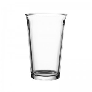Simple clear glass coffee cup Sparkling water cup
