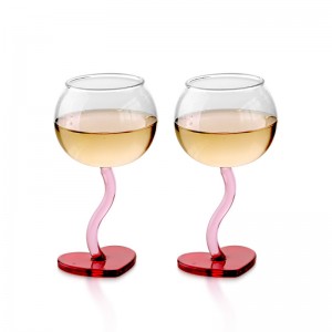 Good-looking and loving white wine goblet red wine glass for home light luxury high-end Valentine’s Day wedding gift
