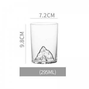 Mount Fuji Mug Drinking Cocktail Heat Resistant Glass Cup High Temperature Teacups