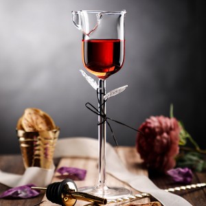 Stem-rose cocktail glass Creative glass stemware
