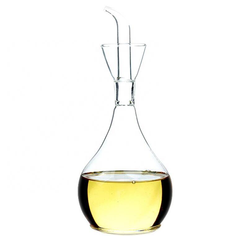 Kitchen Accessories Set Borosilicate Glass Oil and Vinegar Bottle Set Glass Cooking Tool Seasoning Container