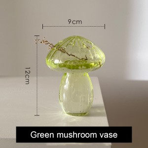 Vintage textured glass mini vase Transparent hydroponic flower arrangement vase tabletop decoration