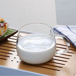 High quality cute with handle coffee/tea/milk/juice mug cup glass cup tea cup