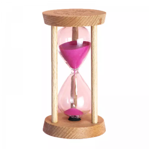 China factory direct 5min 15min 30min mini wooden sand clock sand timer desktop decoration