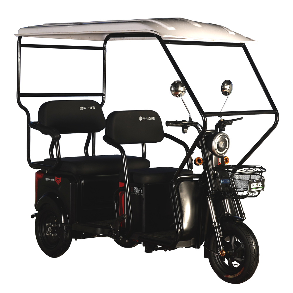 China Wholesale Electric Tuk Tuk China Suppliers - 2020 ECO Friendly Three wheel  Tricycle Rickshaw  High Quality  Electric Tuk Tuk  Dual purpose three wheel  bicycle with roof – Qiangsheng