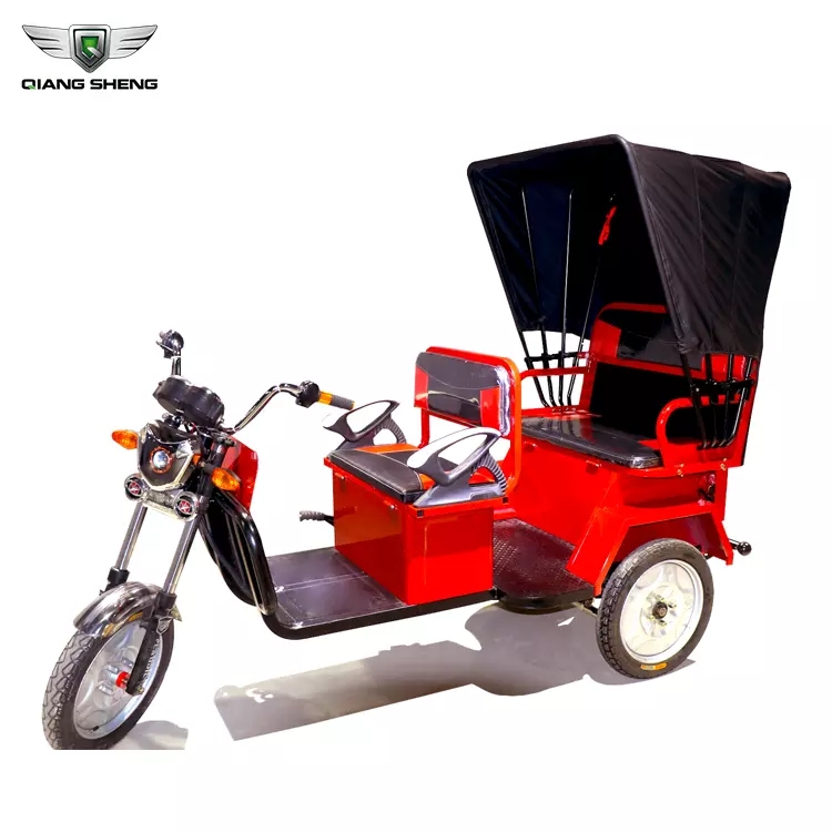 China Wholesale Electric Cargo Tricycles Manufacturers - 2019 New style Passenger Use For and Open Body Type  Passenger Auto Rickshaw For Adults – Qiangsheng