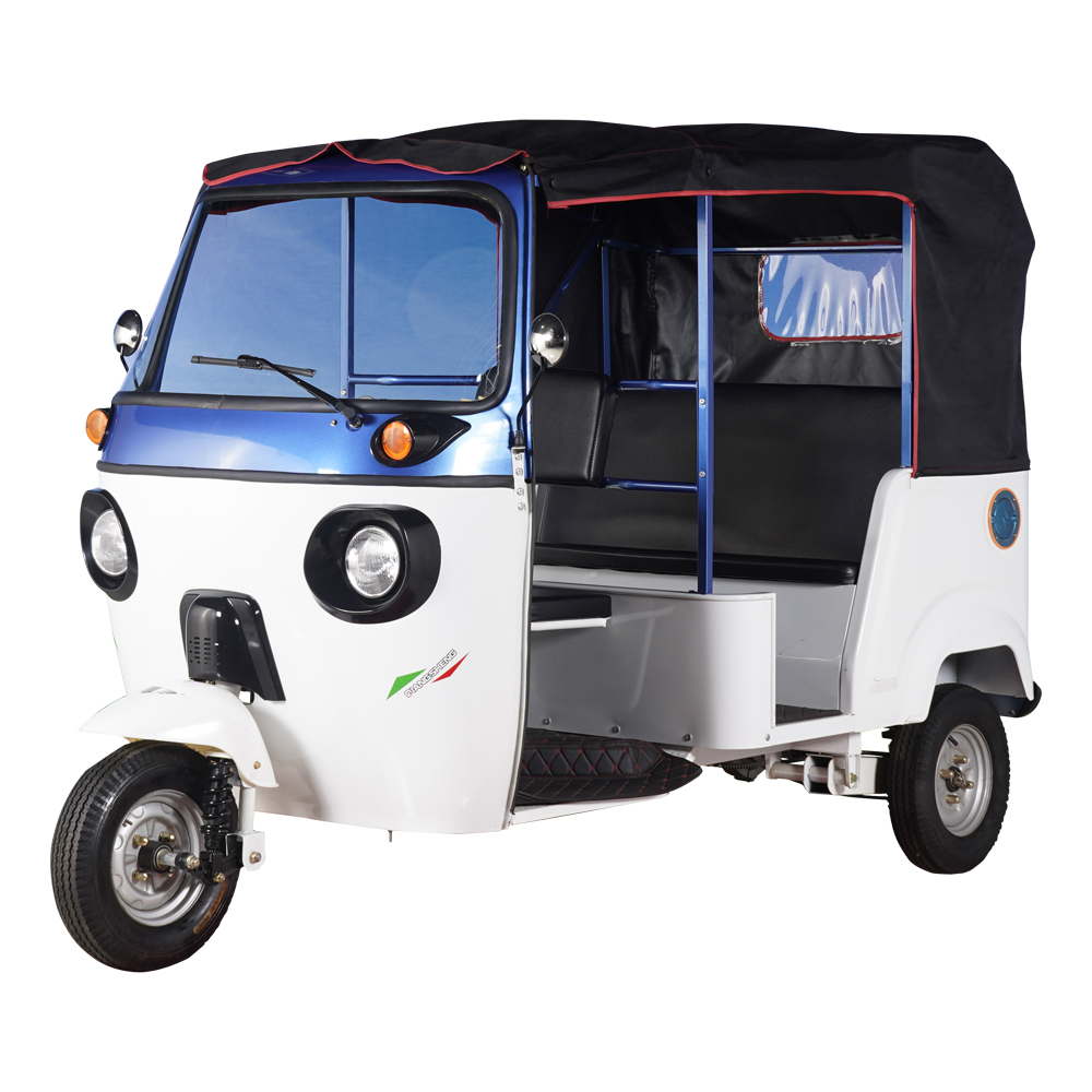 New design china blue electric pedicab rickshaw tricycle tutu bajaj three wheeler auto price
