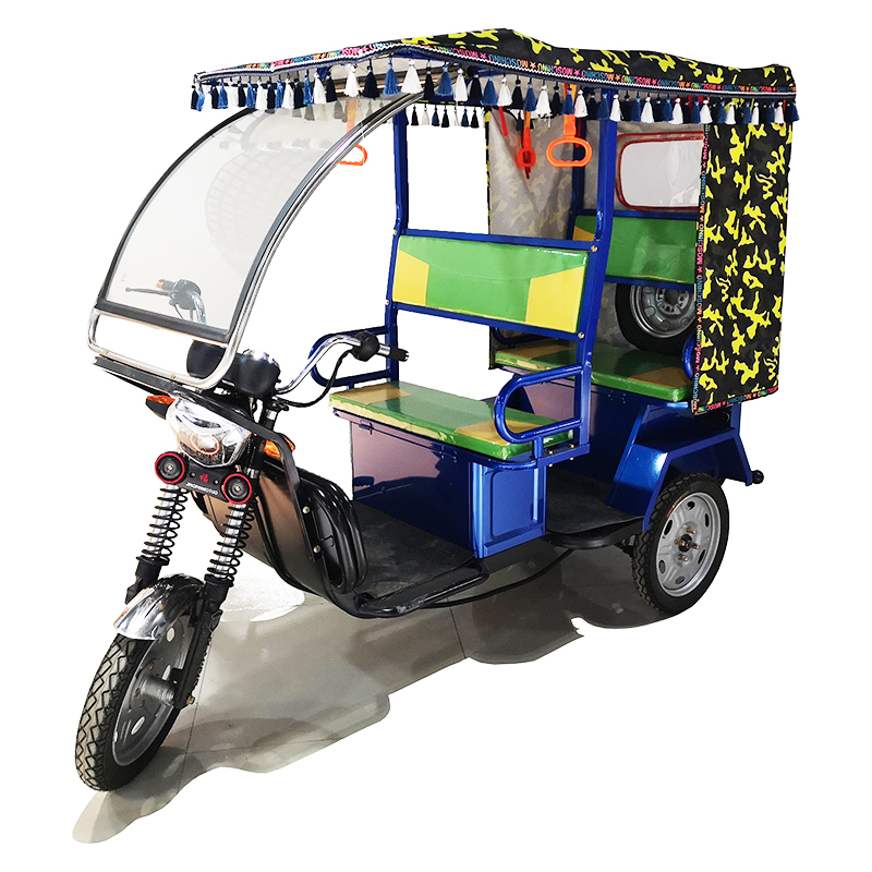 Hot sale mini e rickshaw for passenger in Bangladesh  three wheel electric adullt  tricycle with spring  fashional two seats electric motorcycle for three wheel