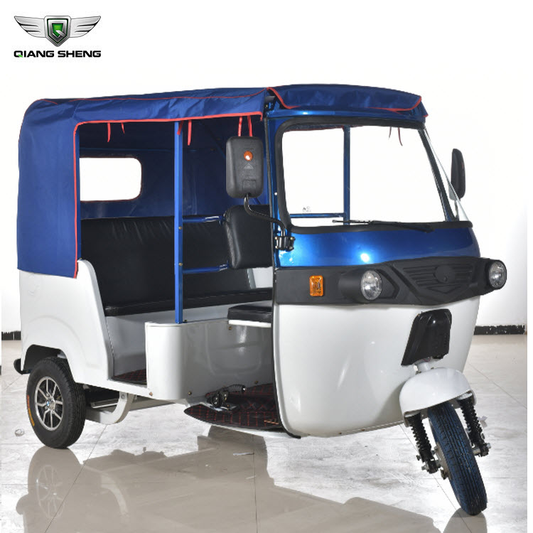 India Hot Selling Item Powerful Lithium Battery Operated Green Power Electric Tricycle Rickshaw