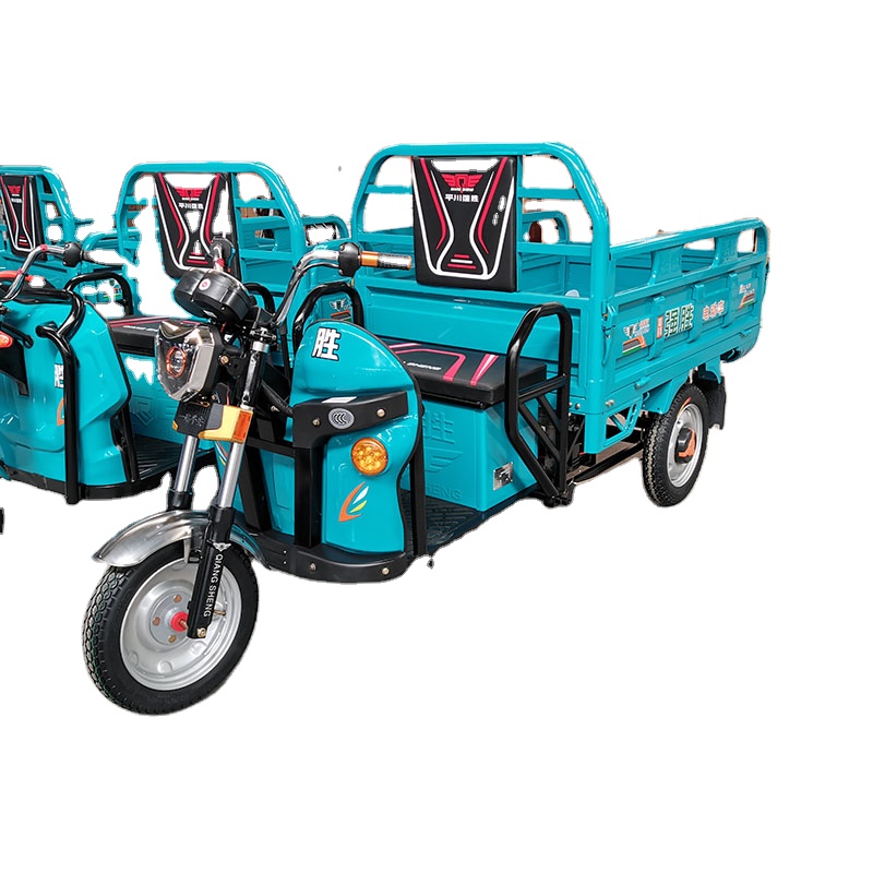 Battery operated electric tricycle cargo loading 400kgs capacity electric rickshaw for sale