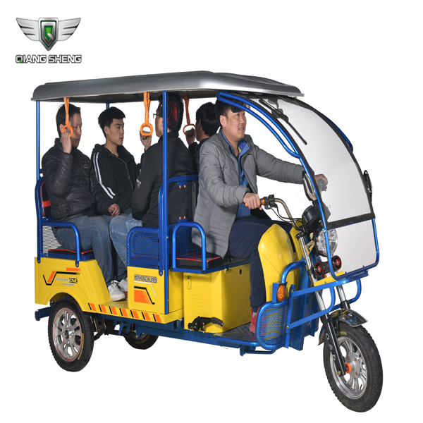 China Wholesale Three Wheeler Catalog/Pdf Manufacturers - Electric tricycle three wheels for passenger  high quality rickshaw  for adult use auto motor side car – Qiangsheng