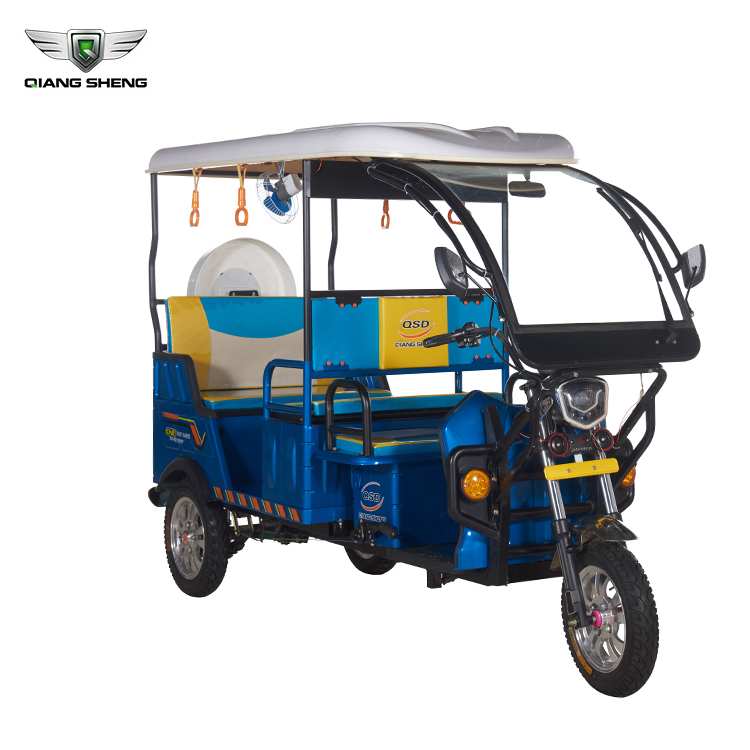 2020 Hot Sale Electric Tricycle Adults Rickshaw  Three Wheel Tuk Tuk Electric Sidecar Passenger Tricycle