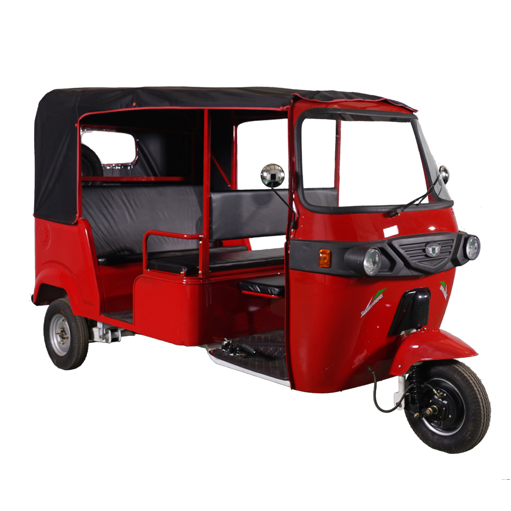 Top quality QSD six passengers electric tricycle auto rickshaw tuk tuk for export to India
