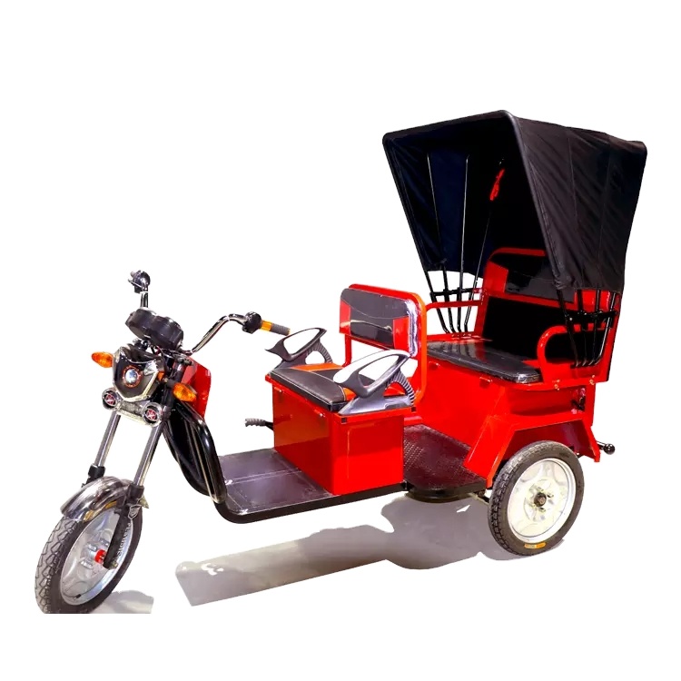 China Wholesale Electric Rickshaw Parts Factories - 500W electric passenger scooter three wheeler electric tricycles for Adults – Qiangsheng