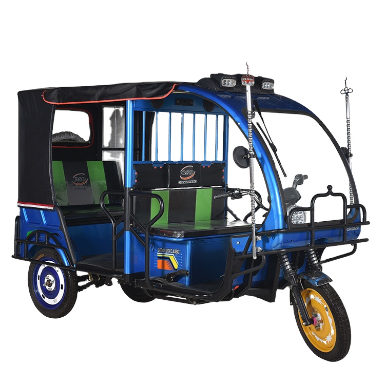 China Wholesale 3 Wheel Vehicles Supplier Pricelist - 2021 three wheels electric rickshaw  electric battery  bicycle  in the alloy rim bajaj market – Qiangsheng