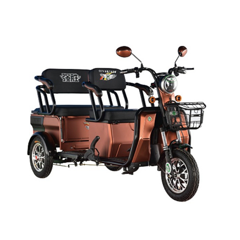 Three wheels mini bus electric triycle for passenger convenient traffic tool of the auto rickshaw