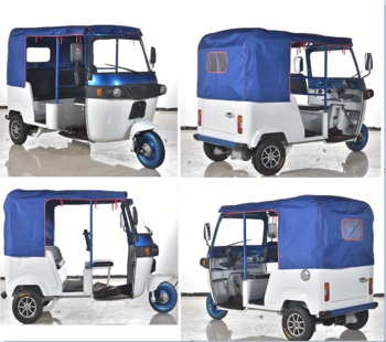 Electric Rickshaw with Motor 4000W Fast Speed  Lithium Battery  Passenger use Electric Tricycle For Adults tuk tuk