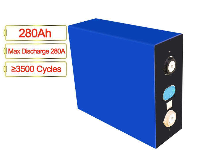 4pcs/batch LF280 LEP 3.2V 280Ah Lifepo4 Prismatic Battery Cell for DIY 12V 24V 36V 48V Home Energy Storage