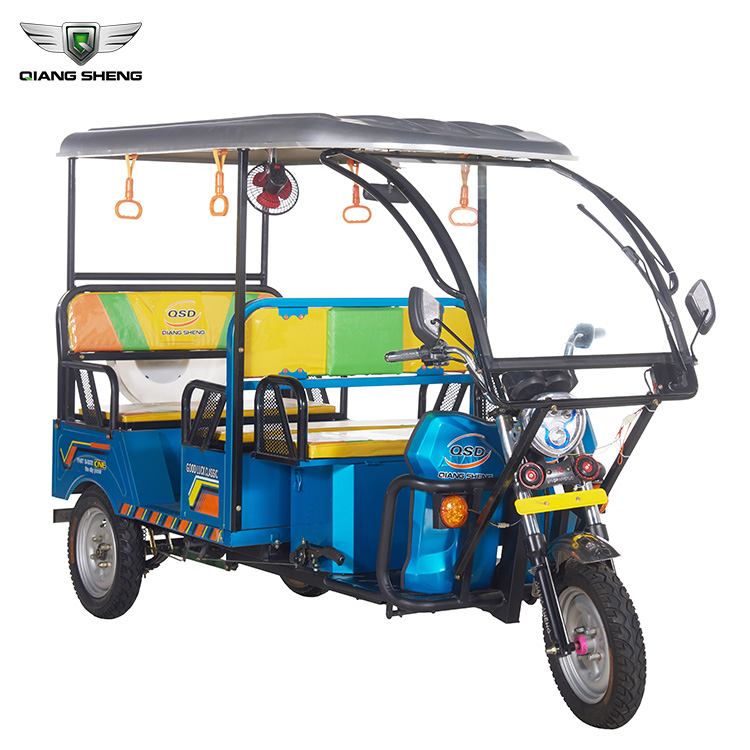 China Wholesale 3 Wheel Electric Scooter Tricycle Factories - Cheap price fast e-carts tuk tuk electric battery powered auto rickshaw with cool fans – Qiangsheng
