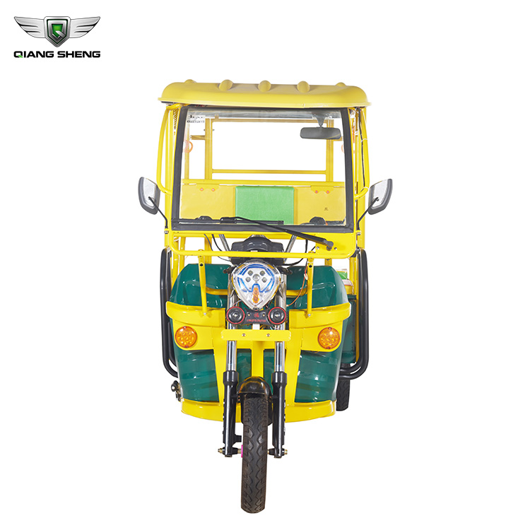 2020 India Hot Selling Item Green Power Electric Tricycle Rickshaw For 4-6 Passenger