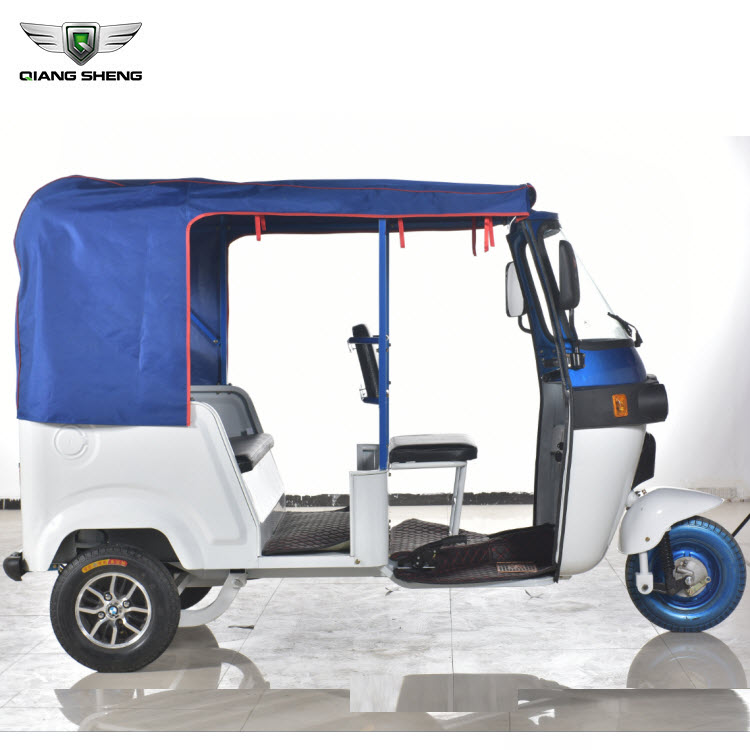 China Wholesale Bajaj Electric Auto Rickshaw Quotes - 4000W Fast Speed High Quality Lithium Battery Powered Passenger Electric Tricycle For Adults – Qiangsheng