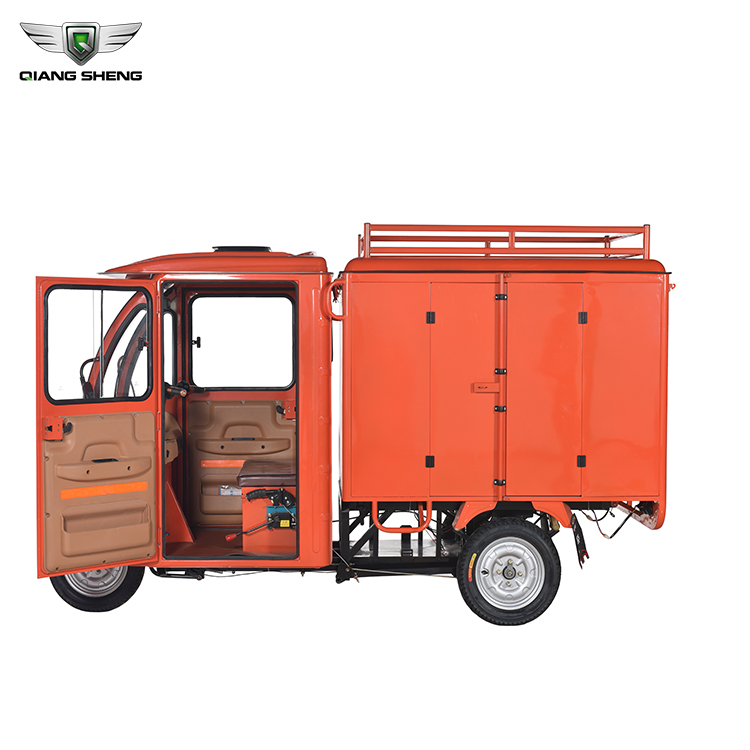 Sending electric van three wheeler electric tricycle express courier rickshaw price