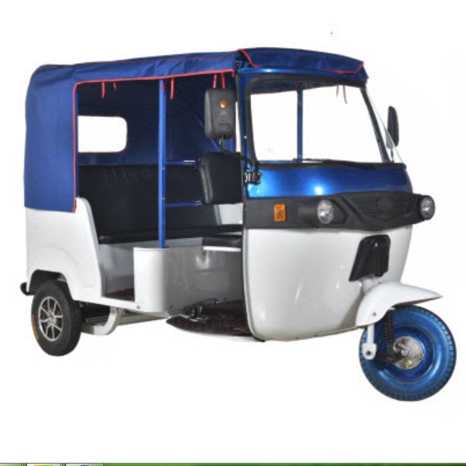 Latest Design Lithium Battery Operated Green Power Electric Tricycle Rickshaw