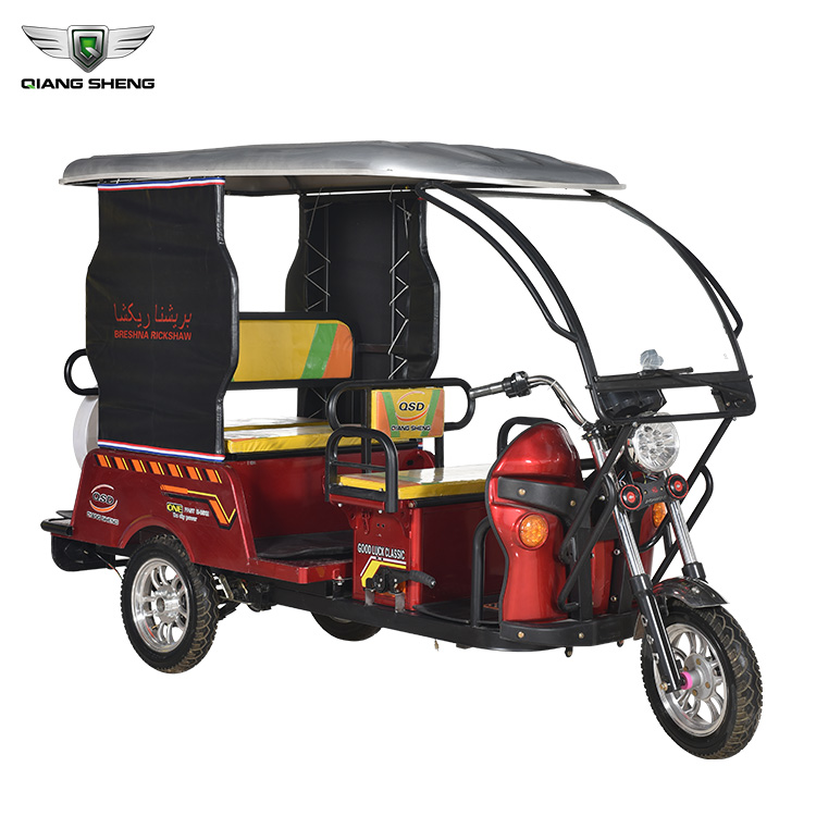 China Wholesale 3 Wheel Tricycle Suppliers - CE and CCC certified back to back passenger model electric tricycle pedicab rickshaw for sale – Qiangsheng