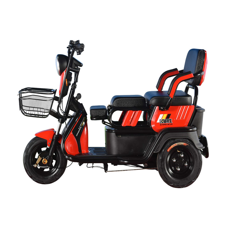 China Wholesale Eec Electric Motorcycles Manufacturers - QS-Modern Good Look Family Use 3 People Electric Tricycles 650W 12AH 20AH 32AH Shape Changing for Cargo Transportation – Qiangsheng