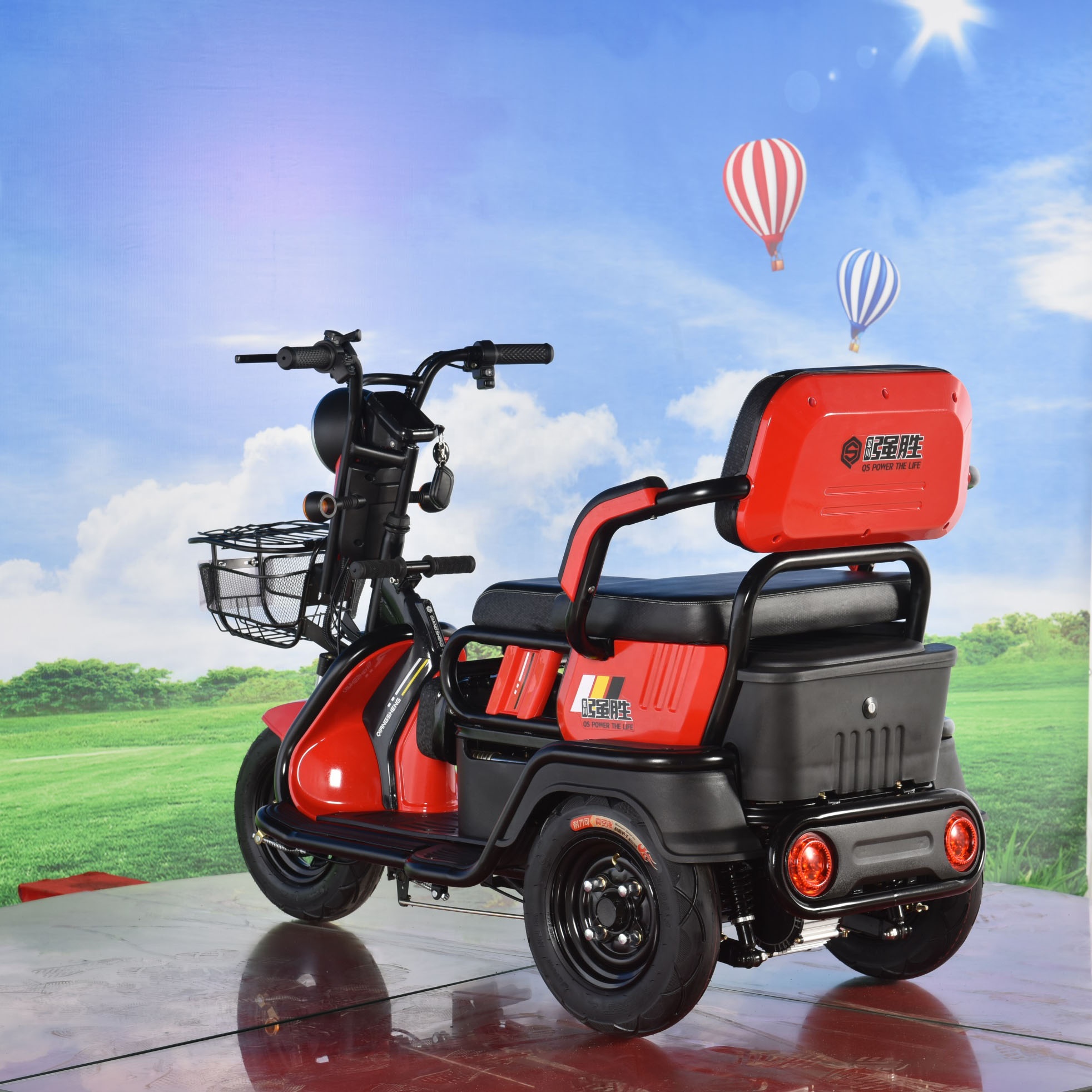 Cheap small car 3 wheel sports car electrical rickshaw supplier