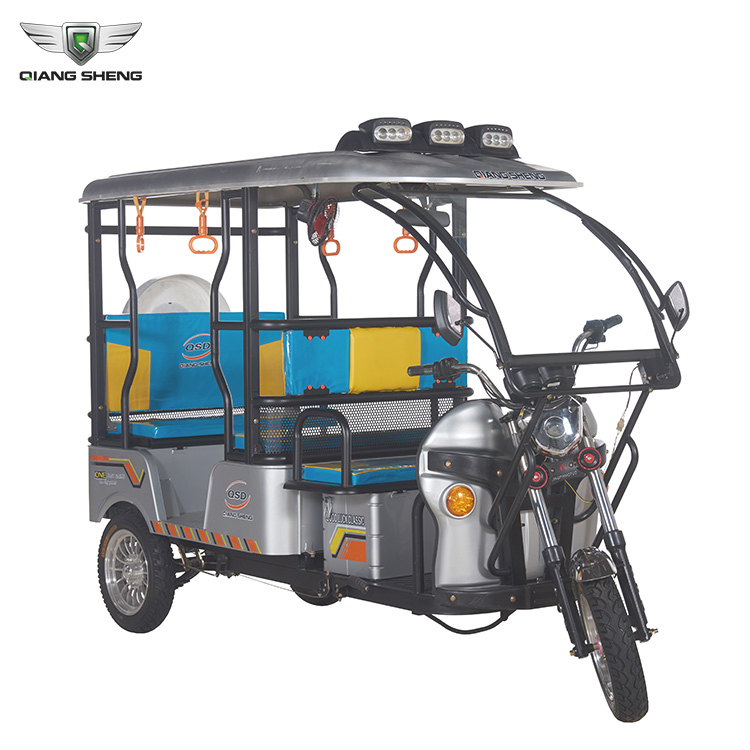 China Wholesale Electric Tuk Tuk China Manufacturers - New Powerful Trikes Low Maintenance Classic Electric Tricycles Rickshaw For Indian Market – Qiangsheng