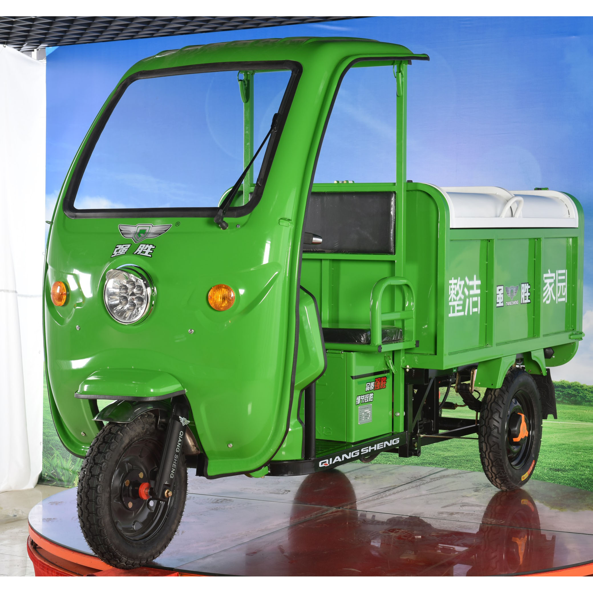 ECO Friendly 3 wheel electric scooter  HOT Sale adult tricycle for garbage Cheaper cng auto rickshaw price for truck Featured Image