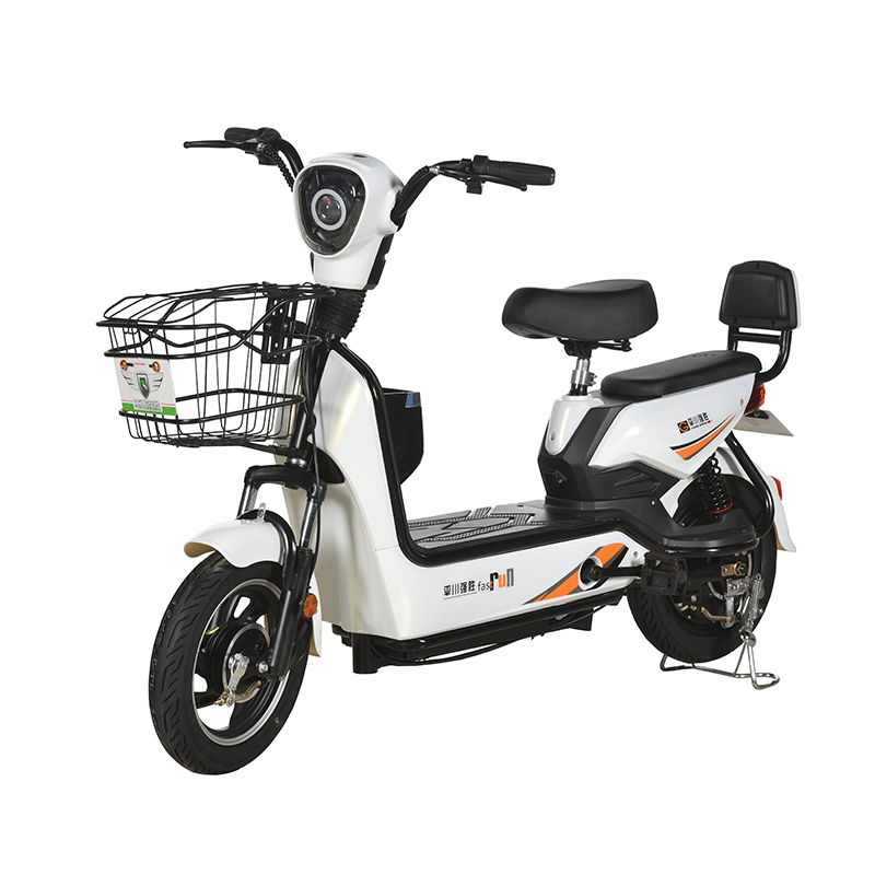 Electric bicycle with two-wheeled new fashion scooter, electric moped with pedals