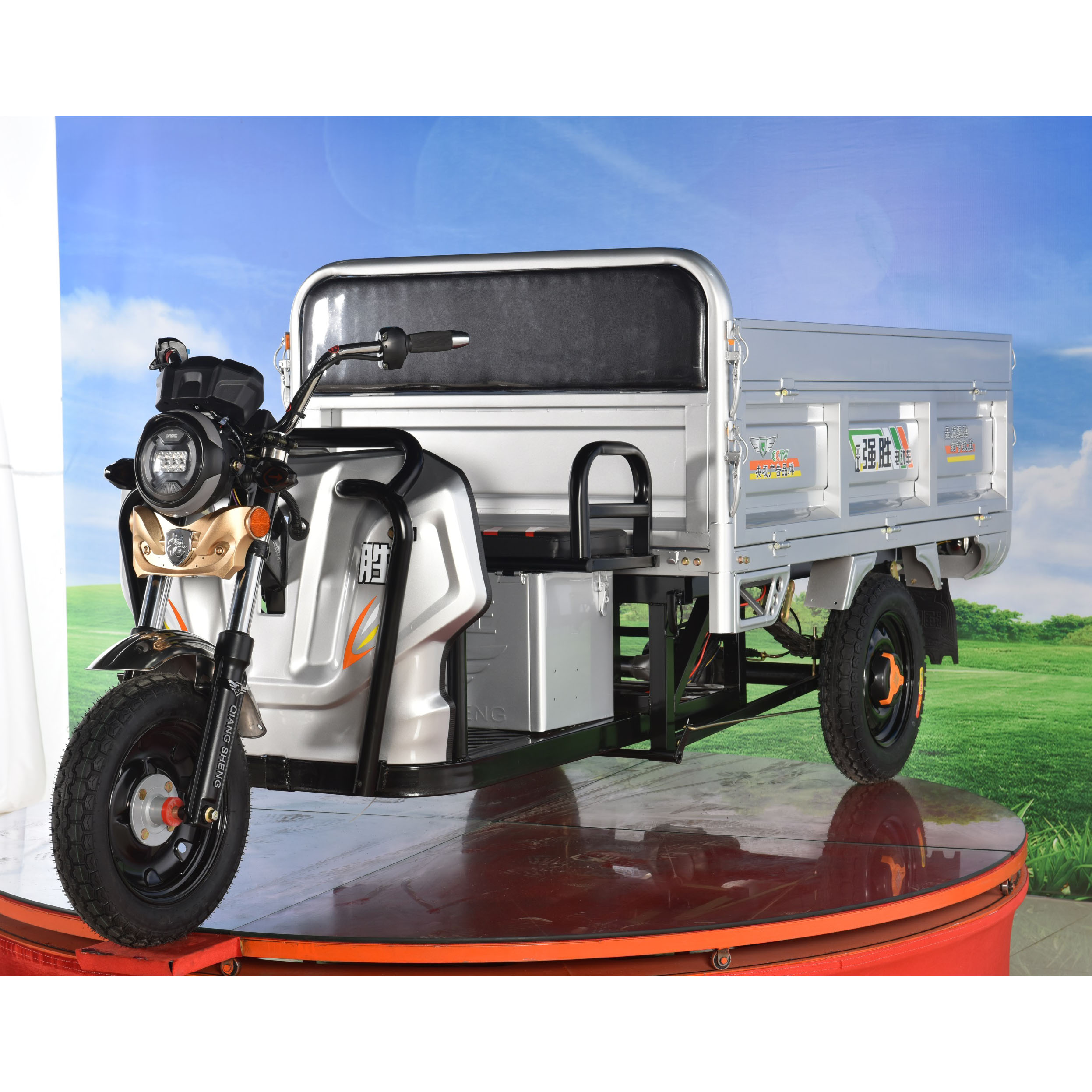 2020 QSD Electric Rickshaw For cargo  Cheaper Cargo Trike Price For Sale NEW Design CargoTricycle Factory Supply