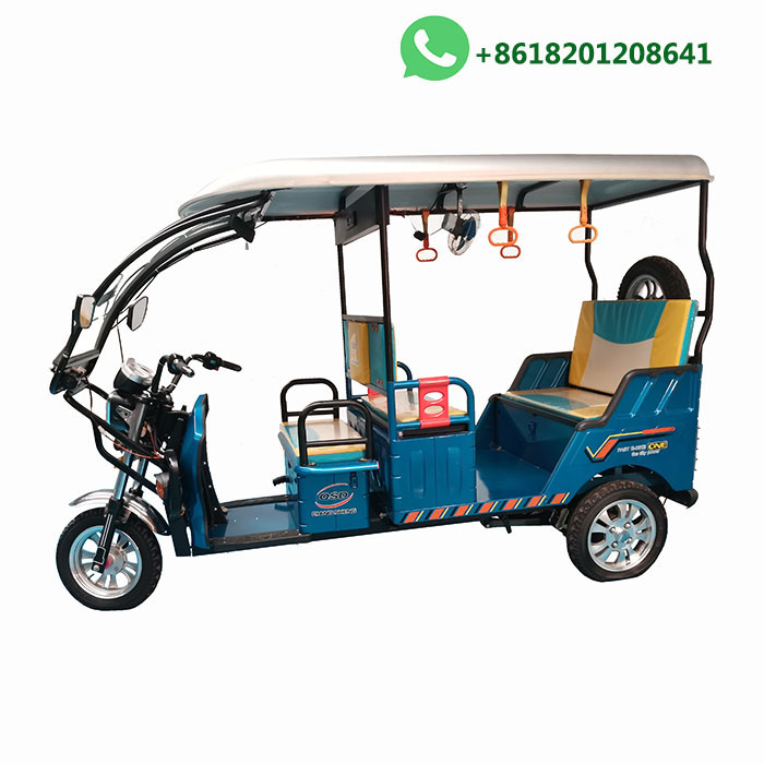 Mototaxi Passenger Tricycle 48v 900w Indian ICAT Electric Auto Rickshaw from China Manufacturer