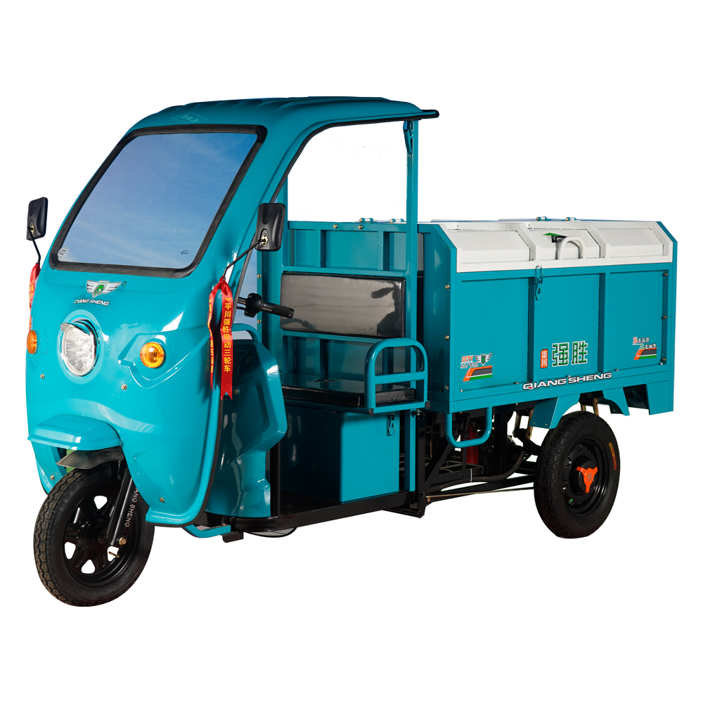 QSD e rickshaw garbage electric three wheeler truck adult electric tricycle for sale
