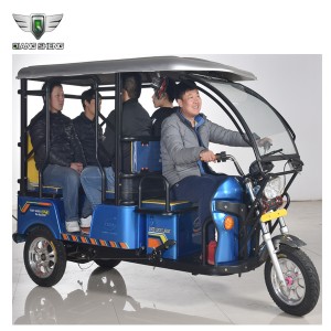 Eco friendly battery passenger tricycle Hot sale electronic city metro for passenger China electric pedicab rickshaw factory supply