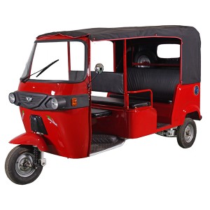 2022 China supply electric auto rickshaw price New design three wheel electric auto in india Eco friendly Tuk Tuk Bajaj Tvs Tricycle Mototaxi 3 Wheeler Rickshaw Passenger