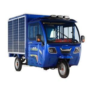 2022 multi-function solar electric tuk tuk for cargo best price e auto cargo price ECO friendly 3 wheels motorcycle truck
