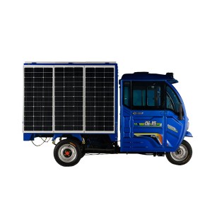 2024 multi-function solar electric tuk tuk for cargo best price e auto cargo price ECO friendly 3 wheels motorcycle truck