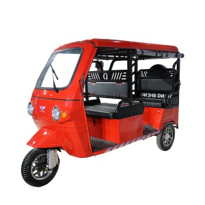 Wholesale ODM 2024 latest strong power electric three wheels rickshaw 1200w motor e tuk-tuk for passengers
