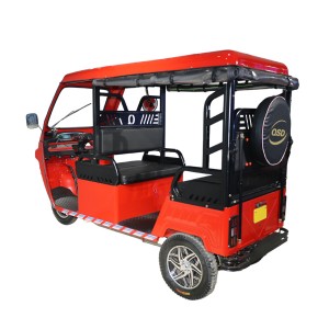 Wholesale ODM 2024 latest strong power electric three wheels rickshaw 1200w motor e tuk-tuk for passengers