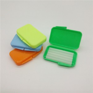 Multiple flavored portable dental orthodontic relief wax with different colors